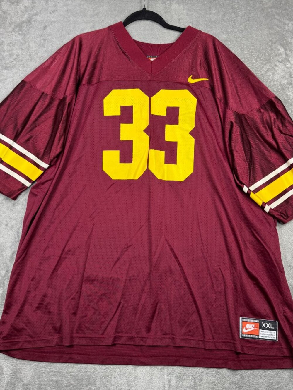 Vintage 90s Nike USC Trojans Maroon Football Jersey #33 Mens XXL Varsity College